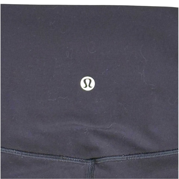 Lululemon Athletica Navy Align Cropped 23” Yoga Leggings Size 12 - Picture 5 of 10